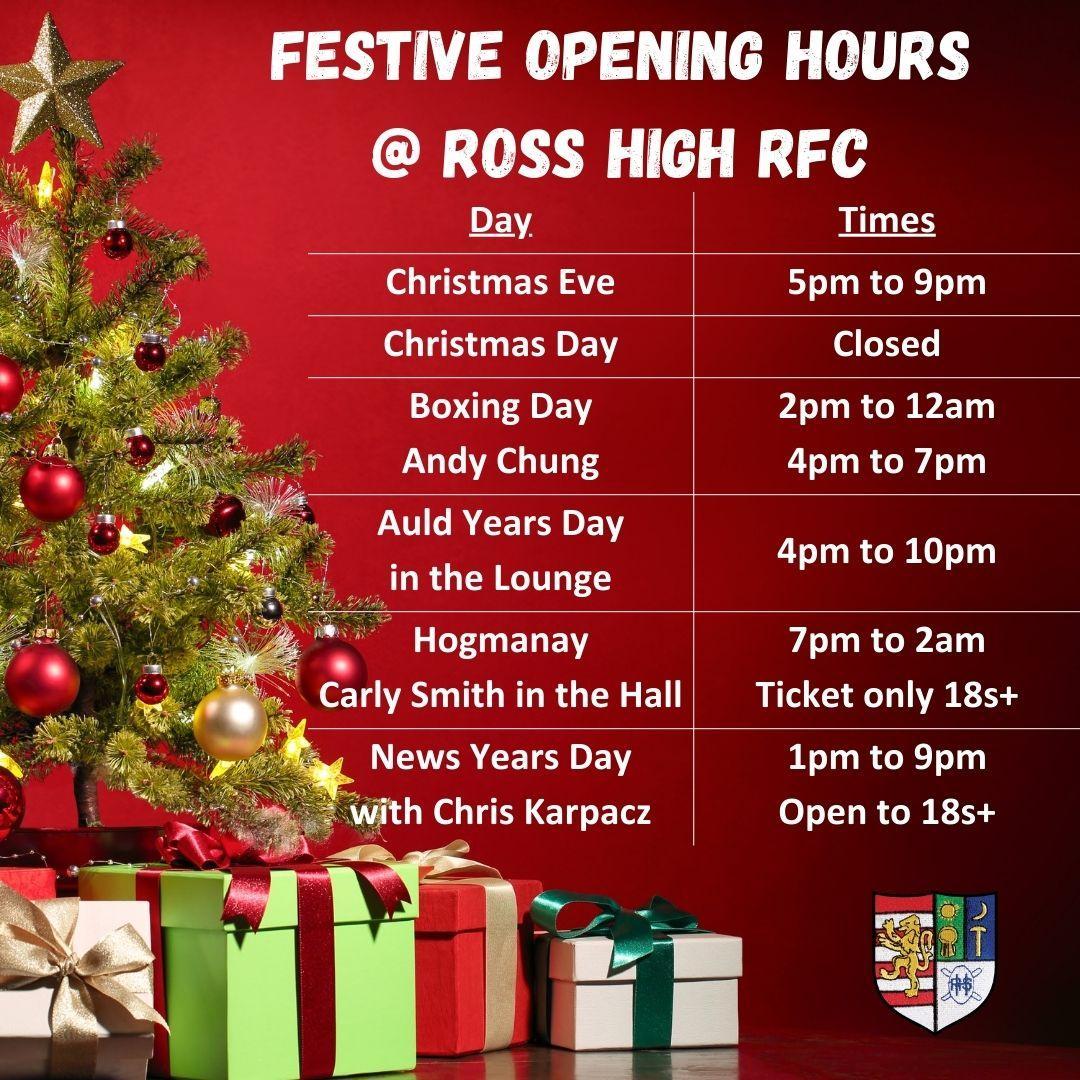 Ross High Rugby Team Newsletter 2nd December 2025 | Ross High Rugby Club